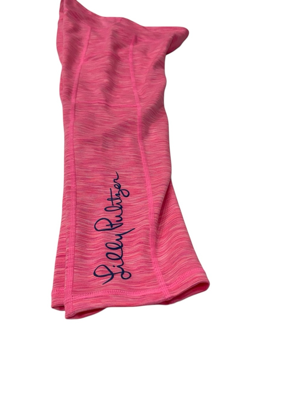 Lilly Pulitzer Pink Performance Luxletics Leggings with Script Logo